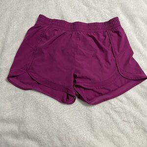 Athlete Women's Purple Athletic running Shorts lined size L